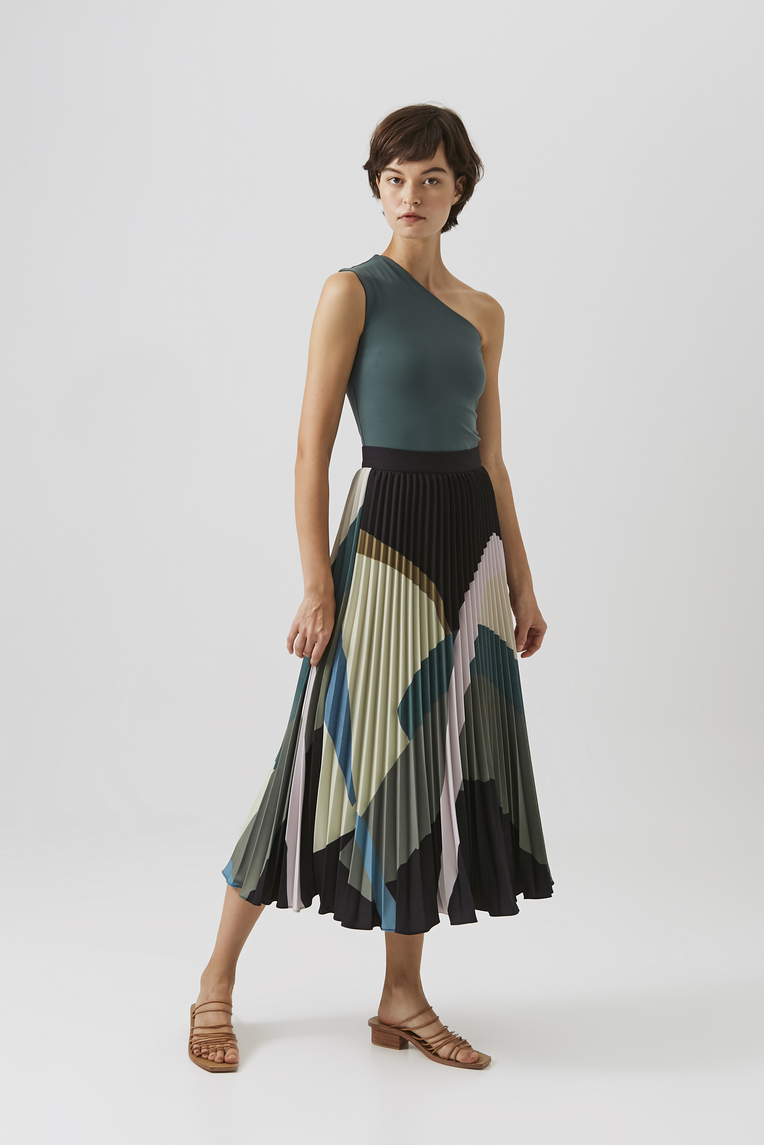 One-Shoulder Jersey Top 
