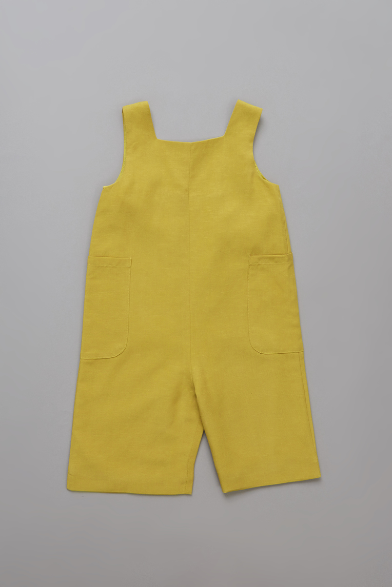 Linen Gathered Back Jumpsuit