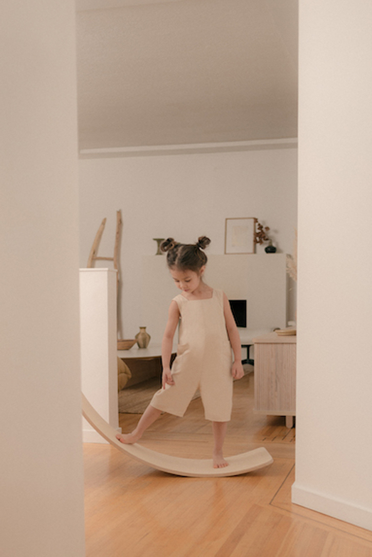 Linen Gathered Back Jumpsuit