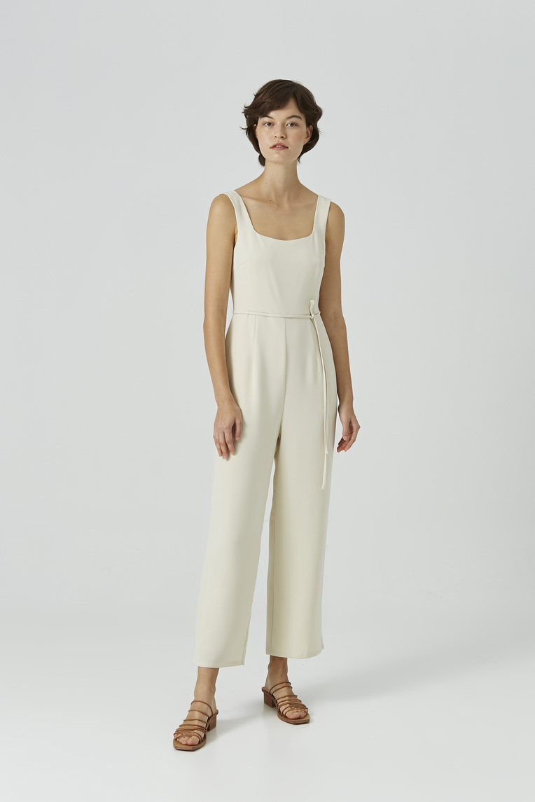 Square-Neck Jumpsuit