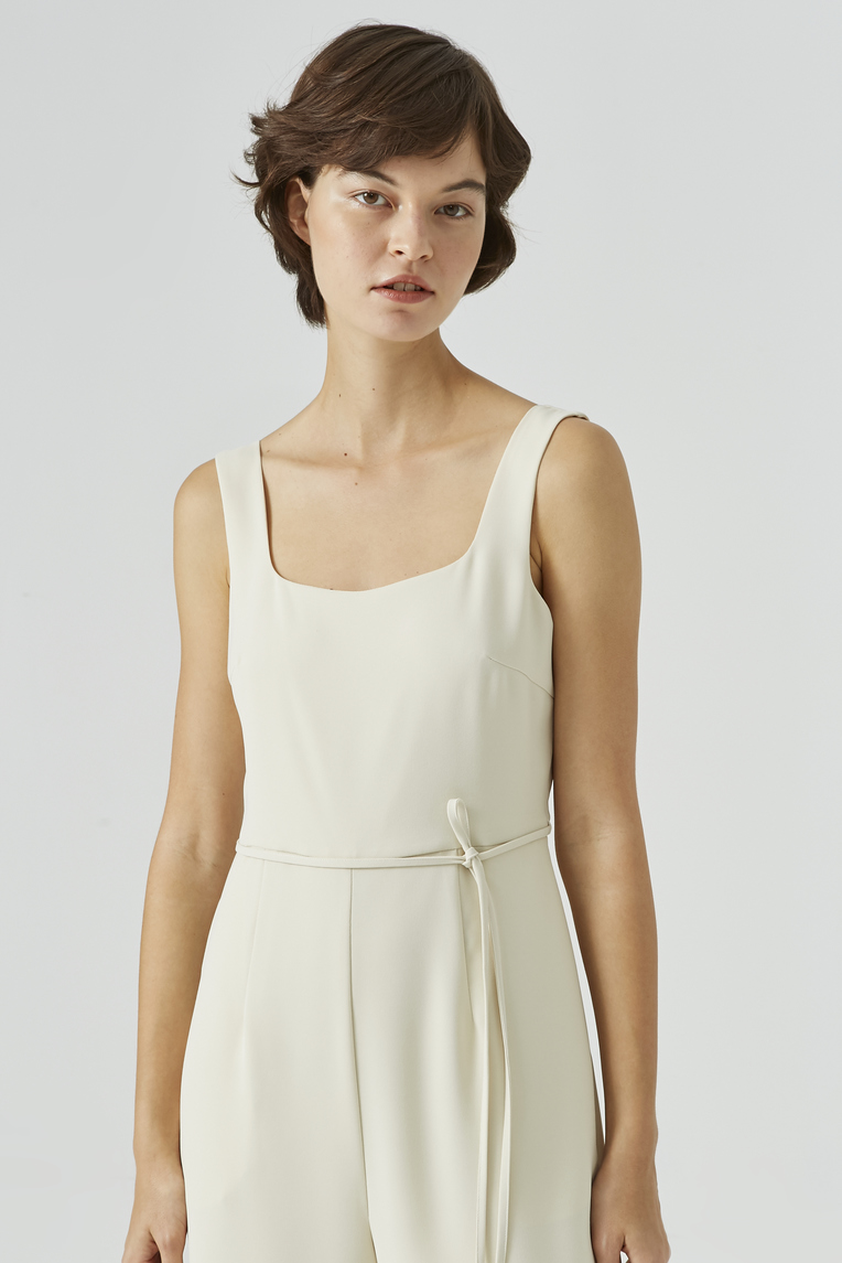 Square-Neck Jumpsuit