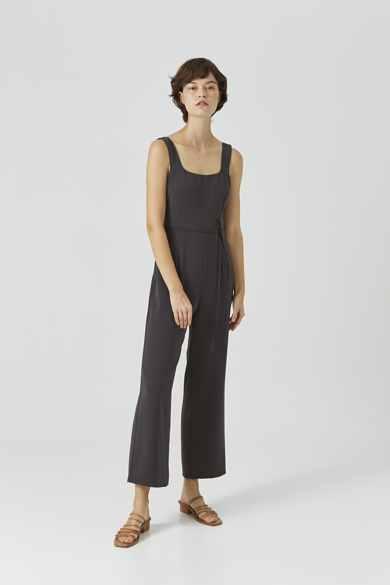 Square-Neck Jumpsuit