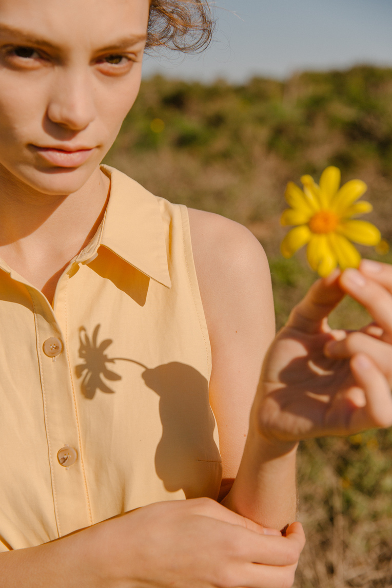 Cotton Belted Jumpsuit