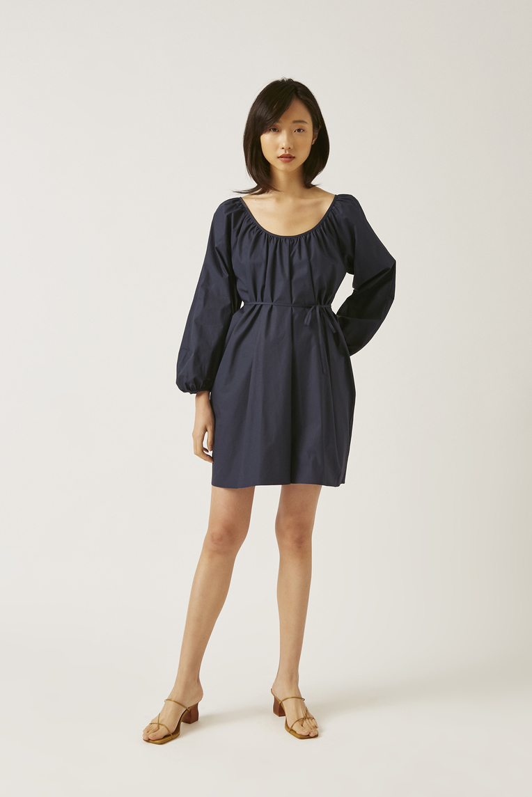 Cotton Gathered Dress