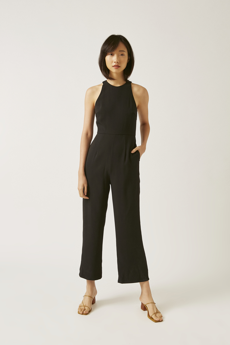 Crepe Longline Jumpsuit