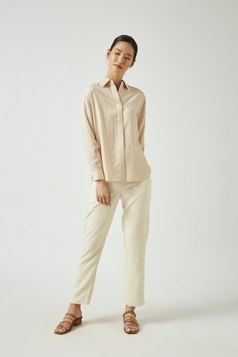 Button-Down Rayon Shirt