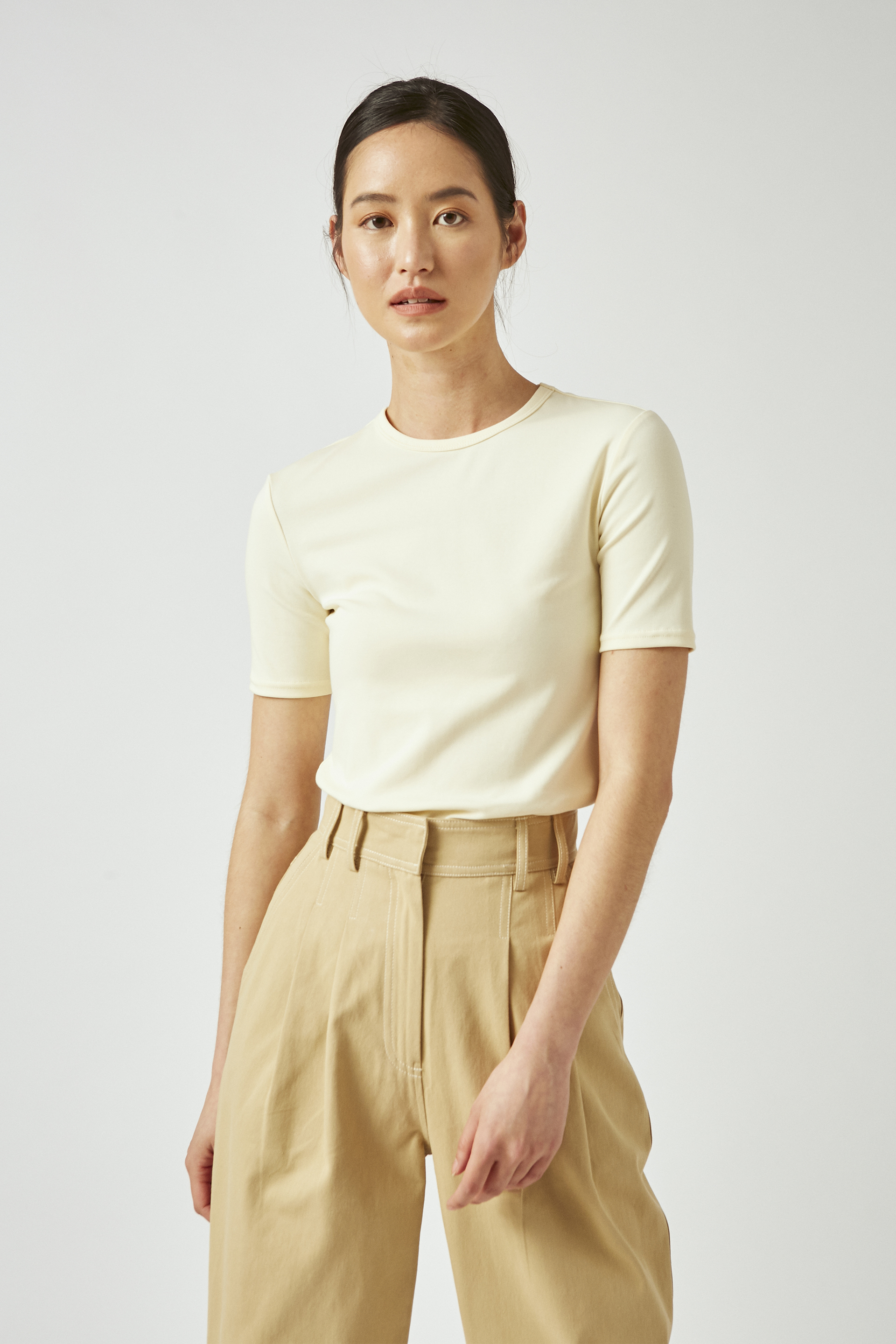 Contrast Stitch Cotton Culottes