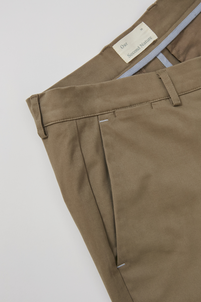 Slim Fit Cotton Chino Trousers 