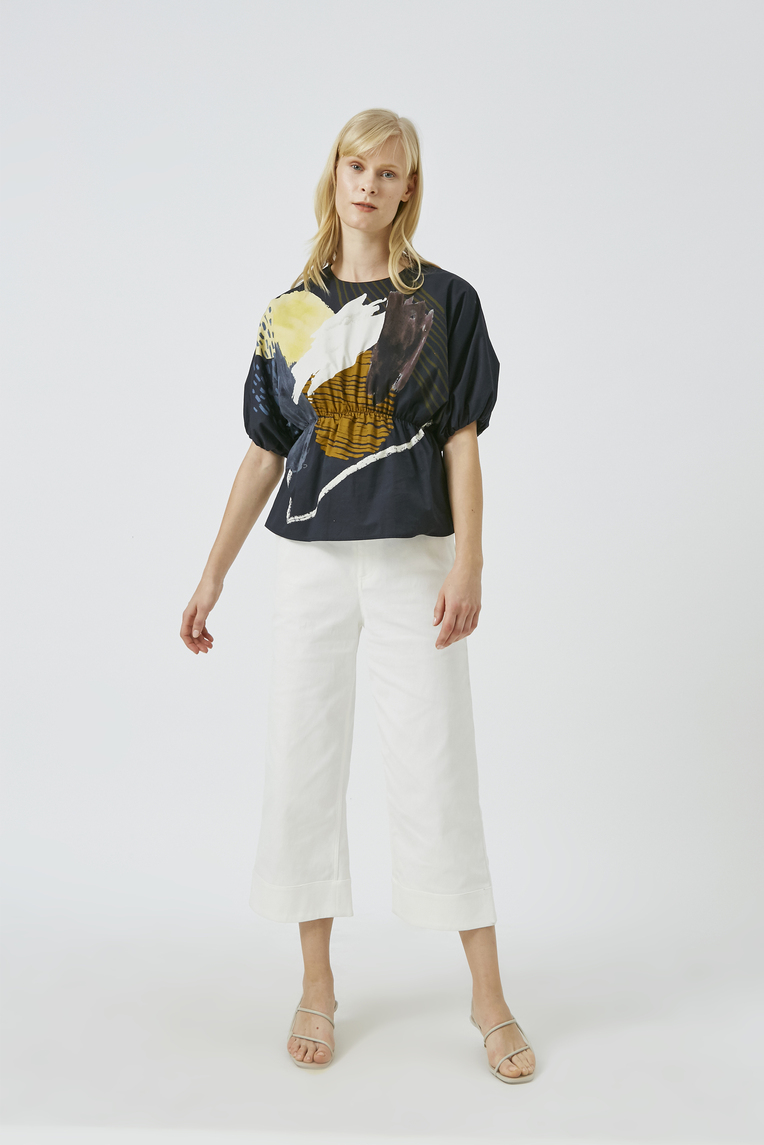 Valley Balloon Sleeve Blouse