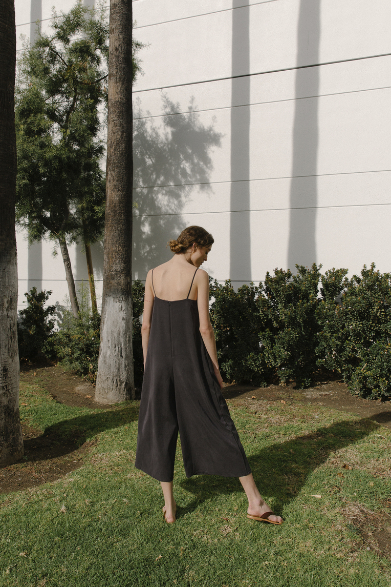 Relaxed Rayon Jumpsuit