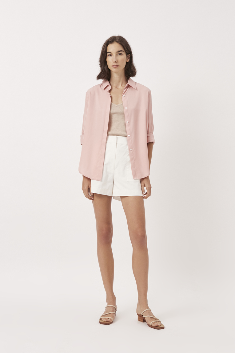 Button-Down Rayon Shirt 