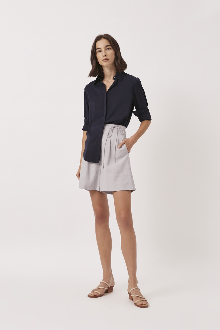 Button-Down Rayon Shirt 