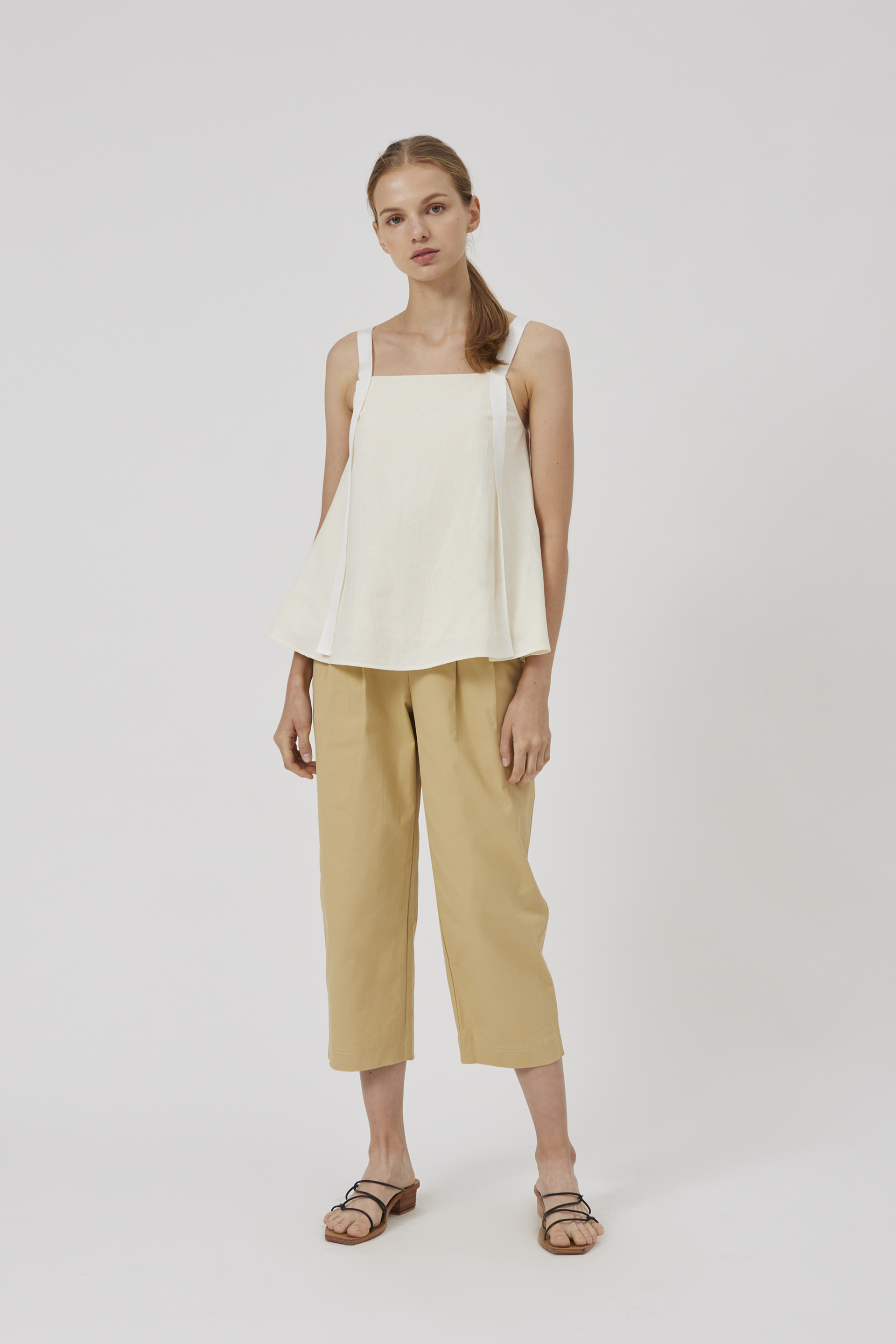 Ribbon Linen Top