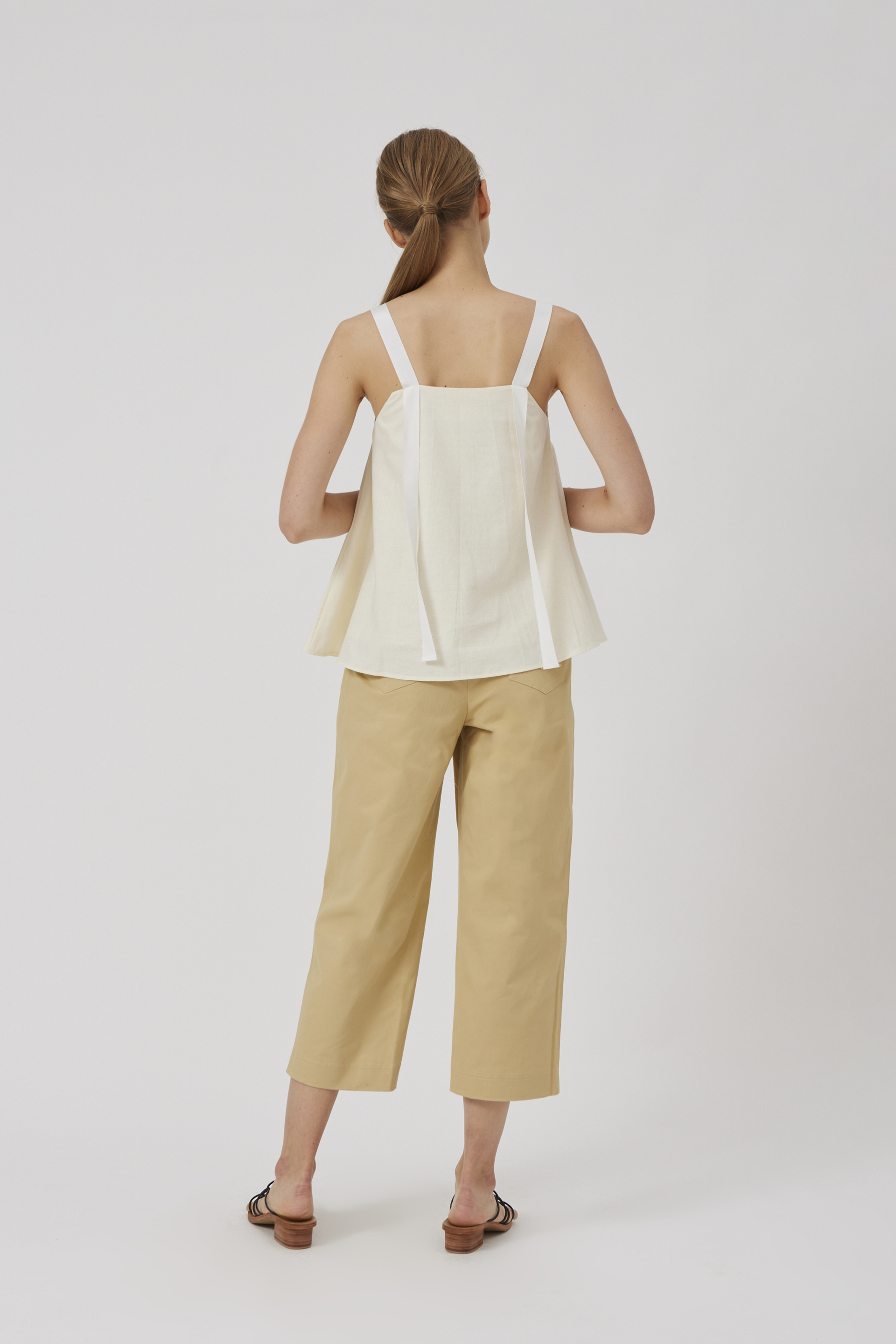 Ribbon Linen Top