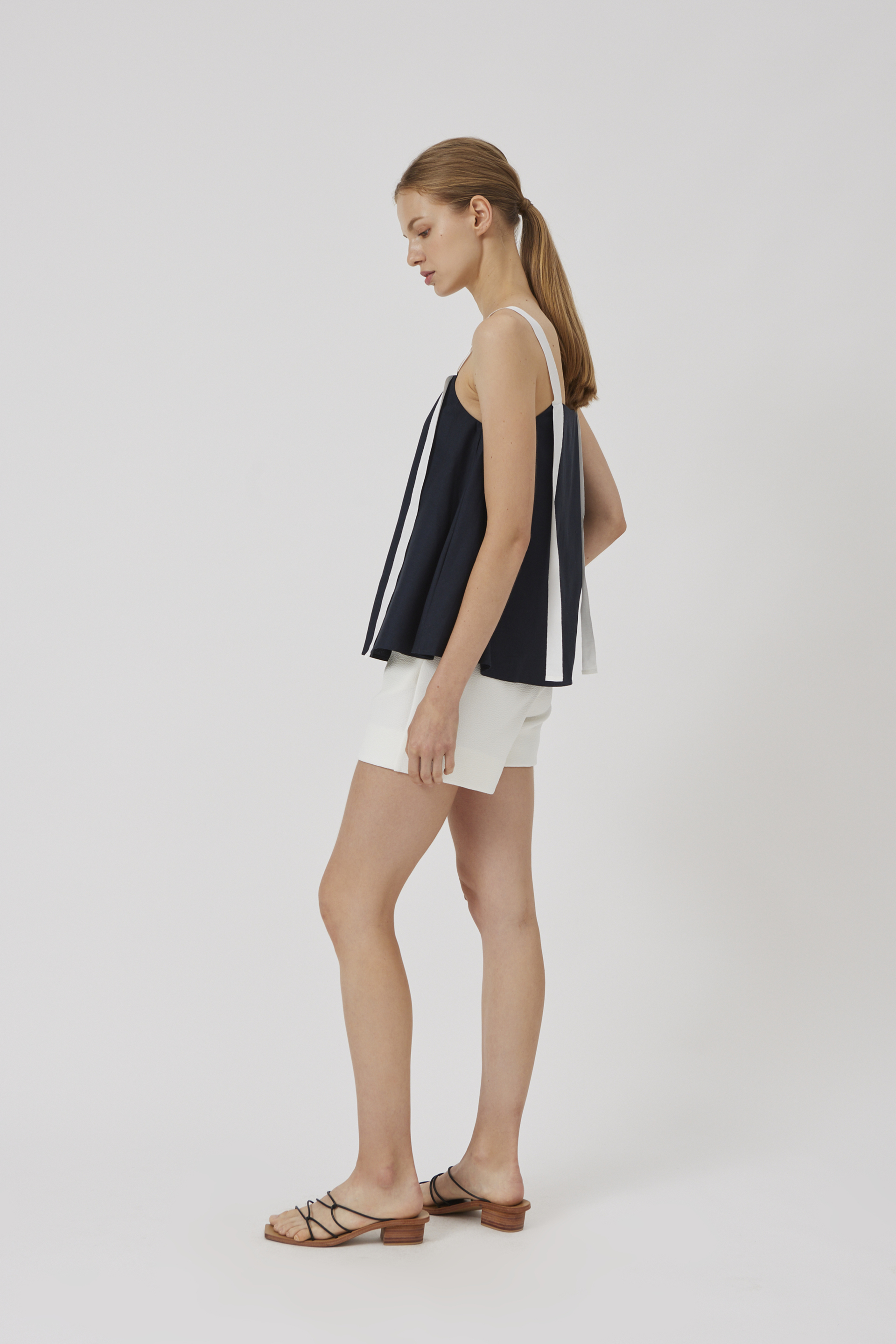 Ribbon Linen Top