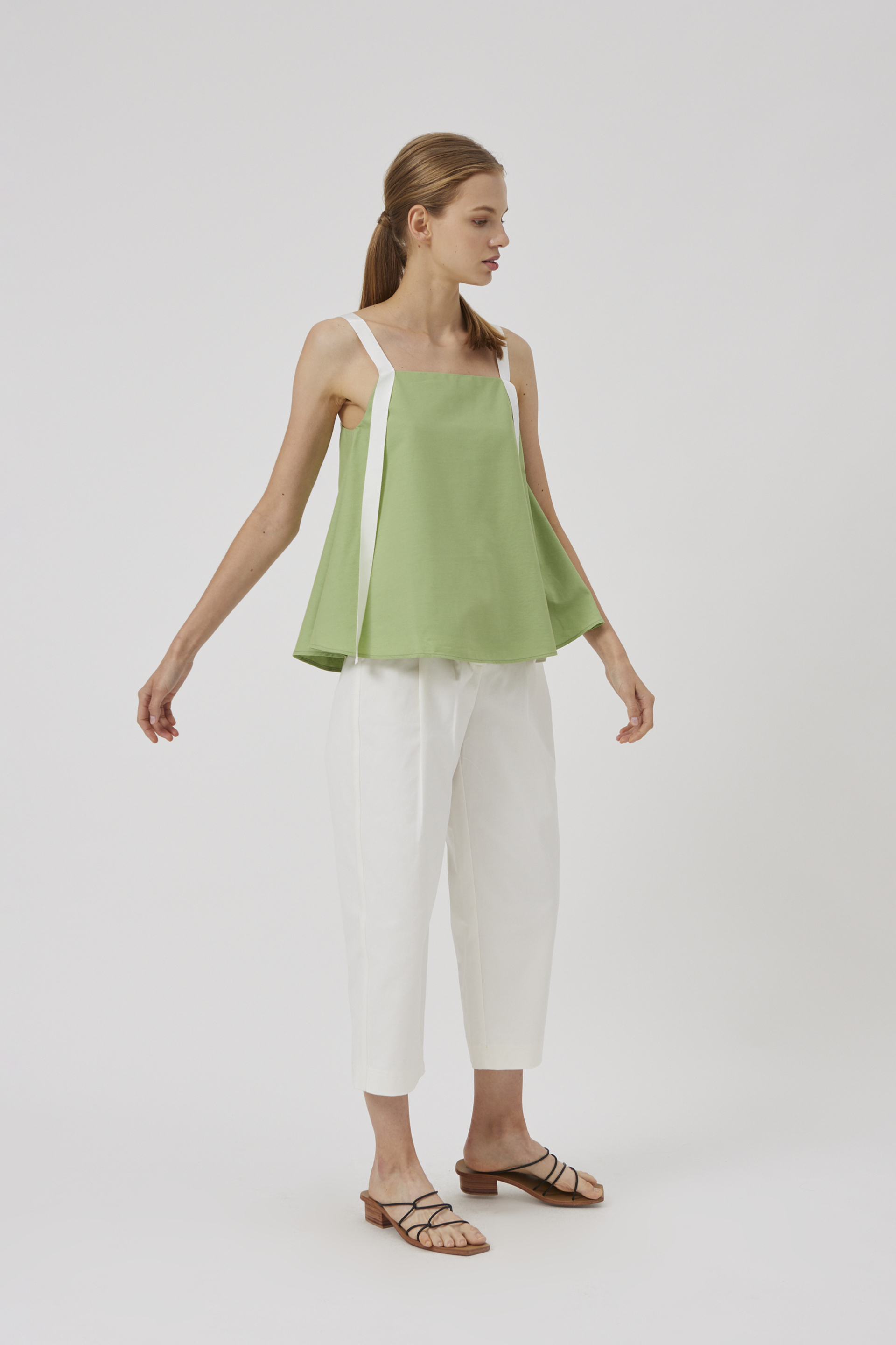 Ribbon Linen Top