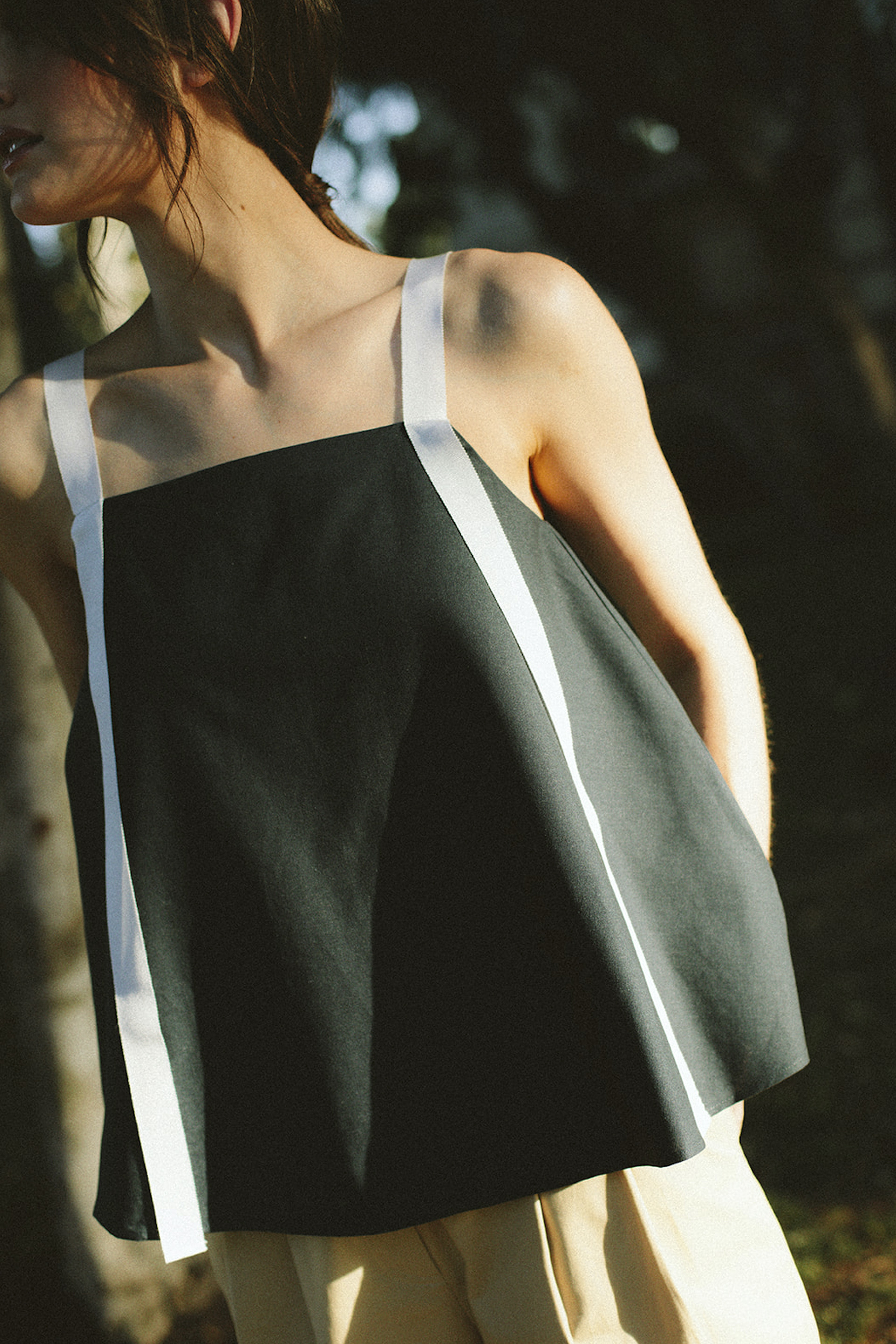 Ribbon Linen Top