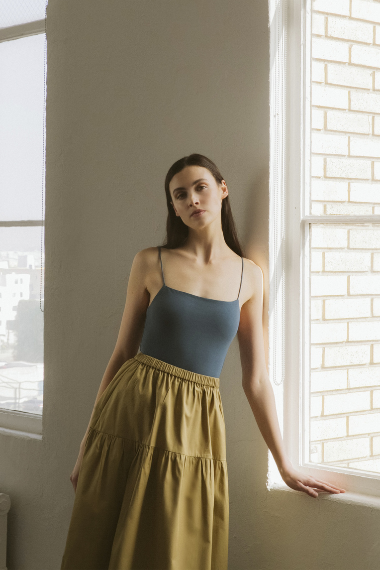 Organic Jersey Cami Bodysuit