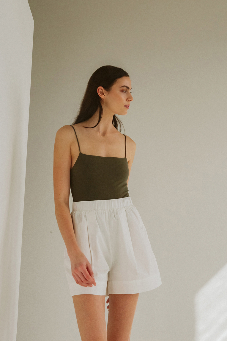 Organic Jersey Cami Bodysuit