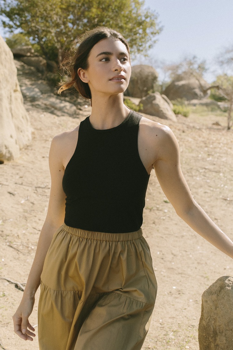 Organic Jersey Sleeveless Tank