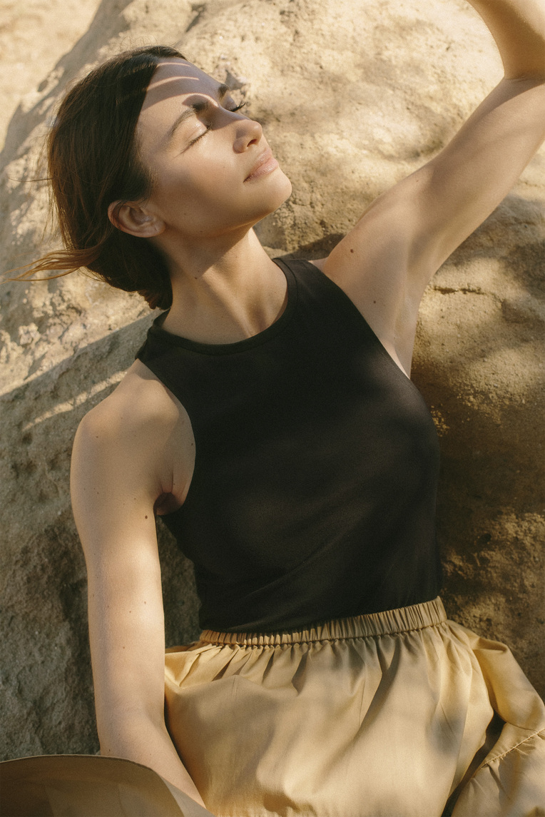 Organic Jersey Sleeveless Tank