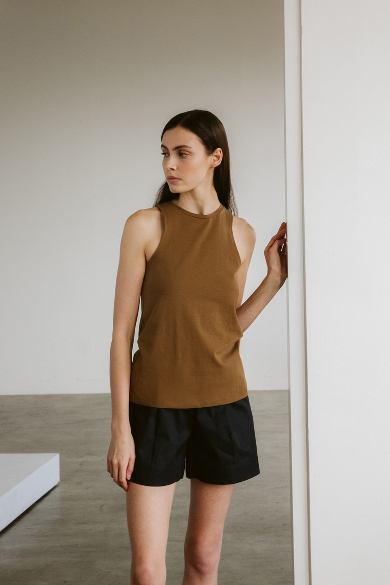 Organic Jersey Sleeveless Tank