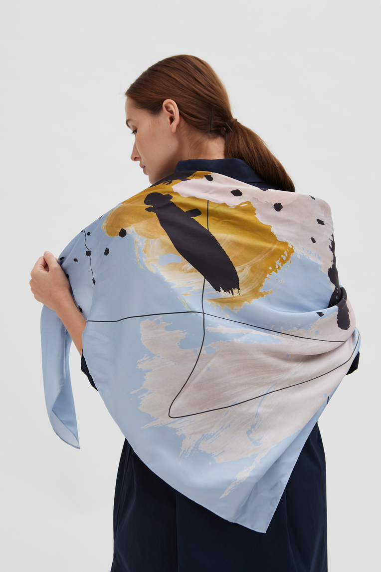 Wildflower Silk Scarf