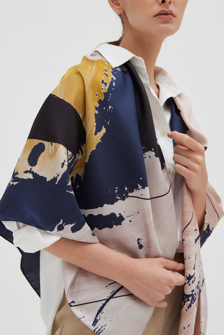 Wildflower Silk Scarf