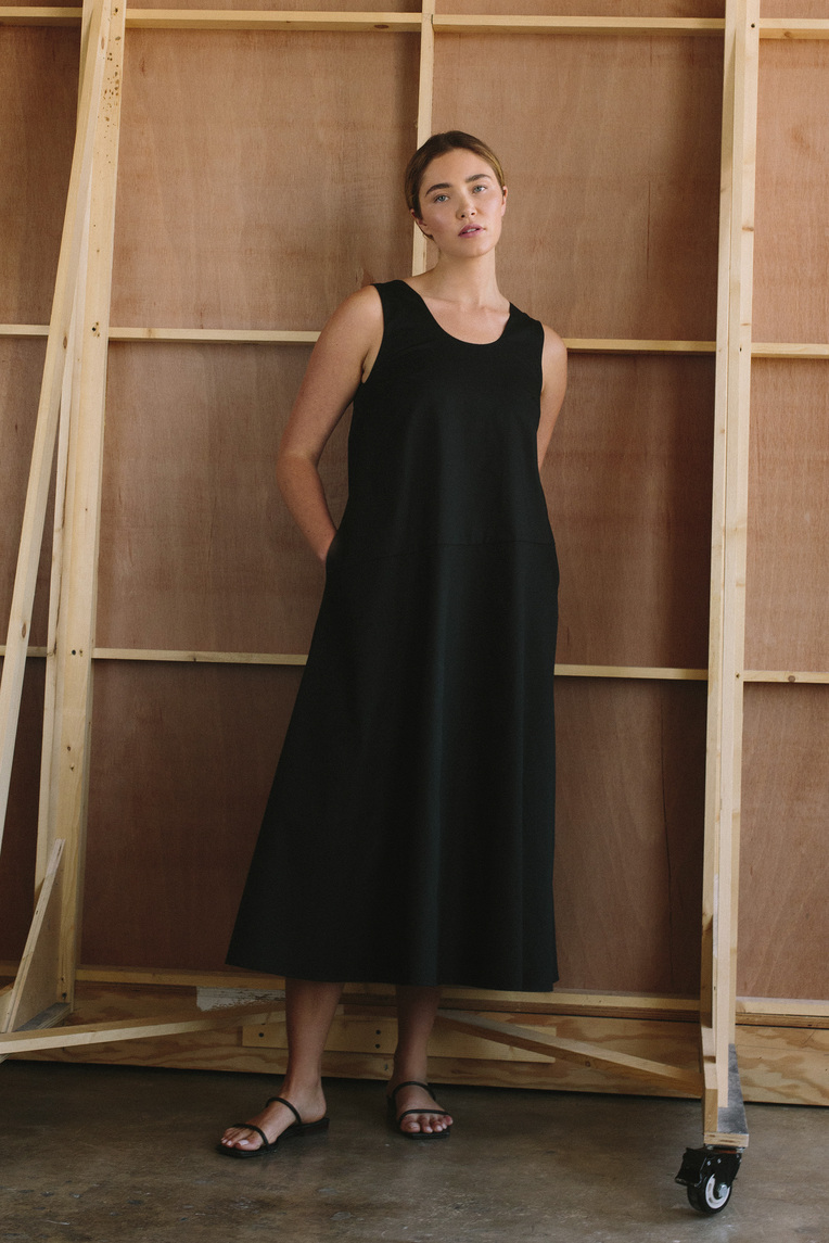 Organic Cotton Relaxed Maxi Dress