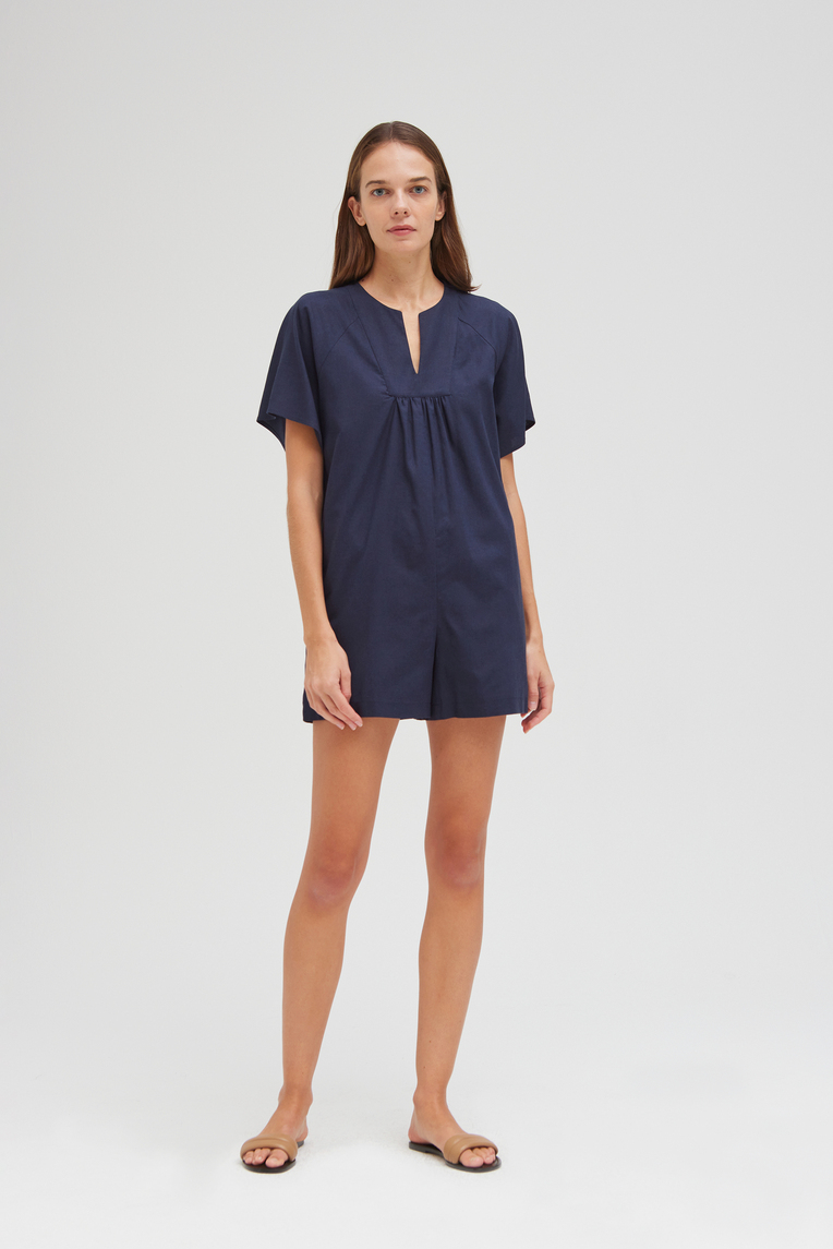 Viscose Boxy Romper