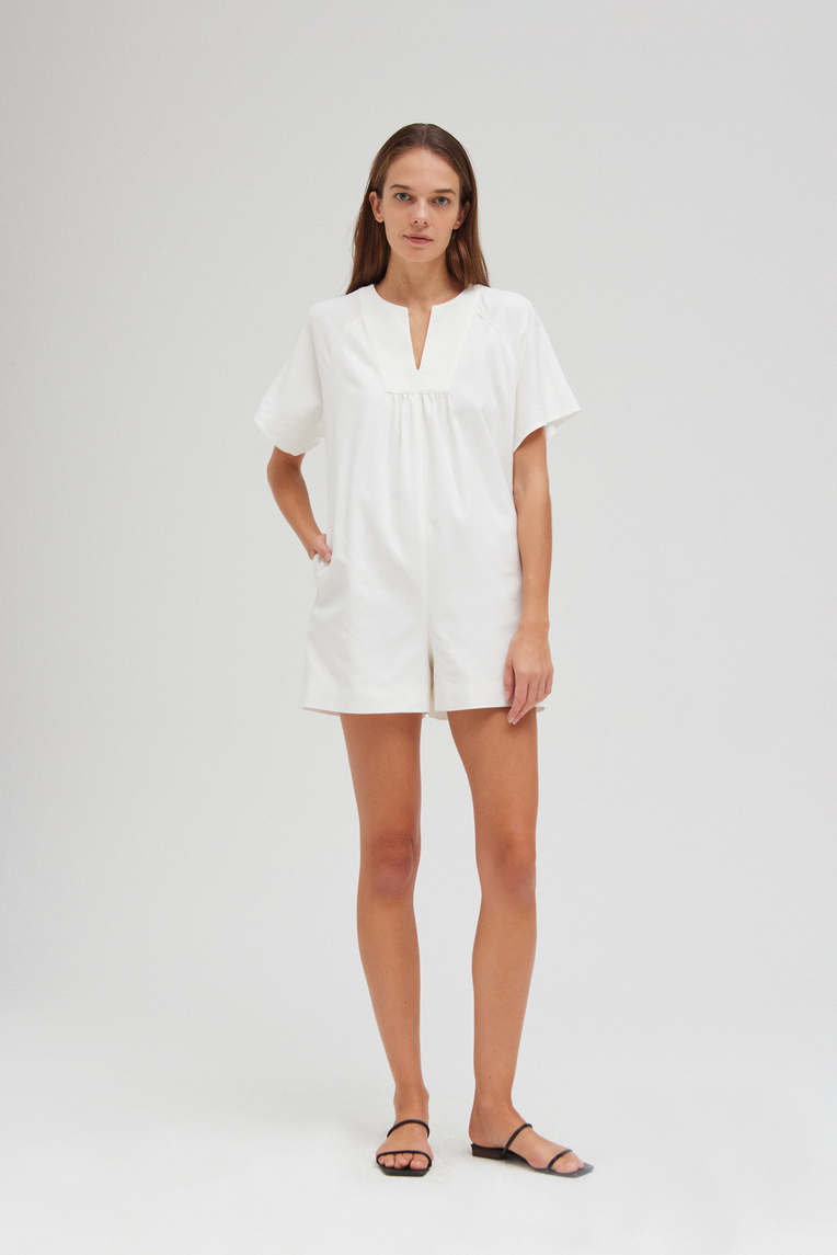 Viscose Boxy Romper