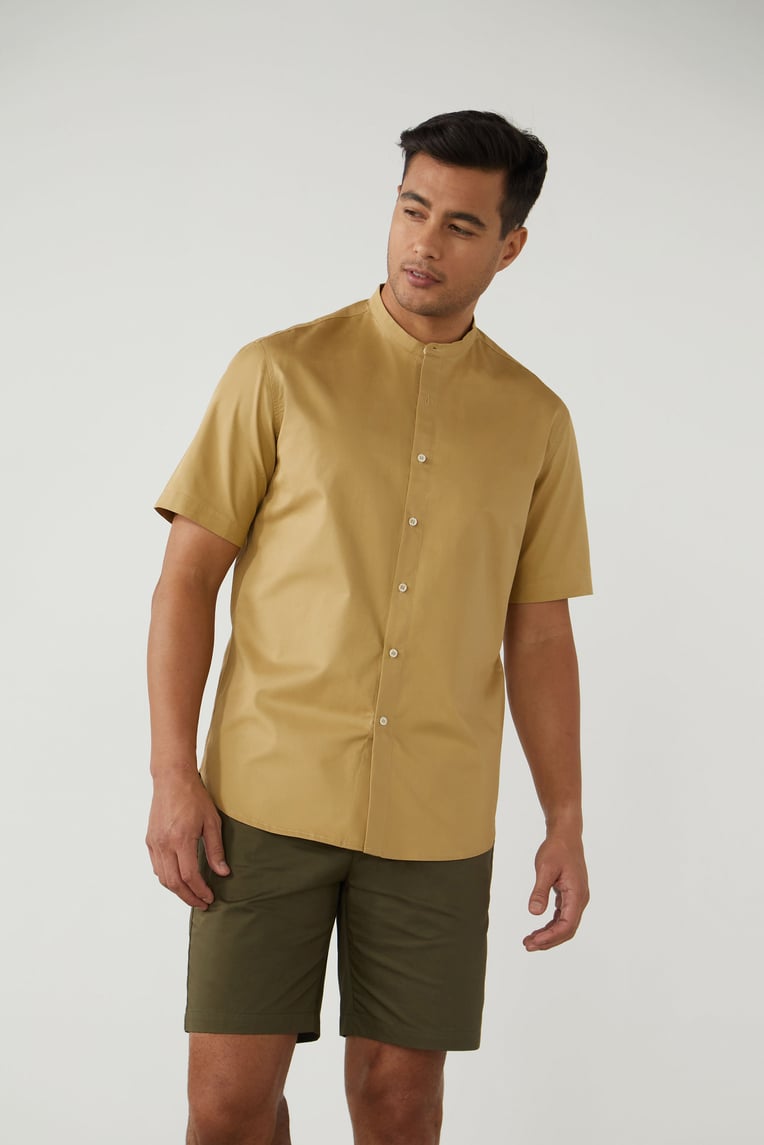 Organic Cotton Short-Sleeved Shirt