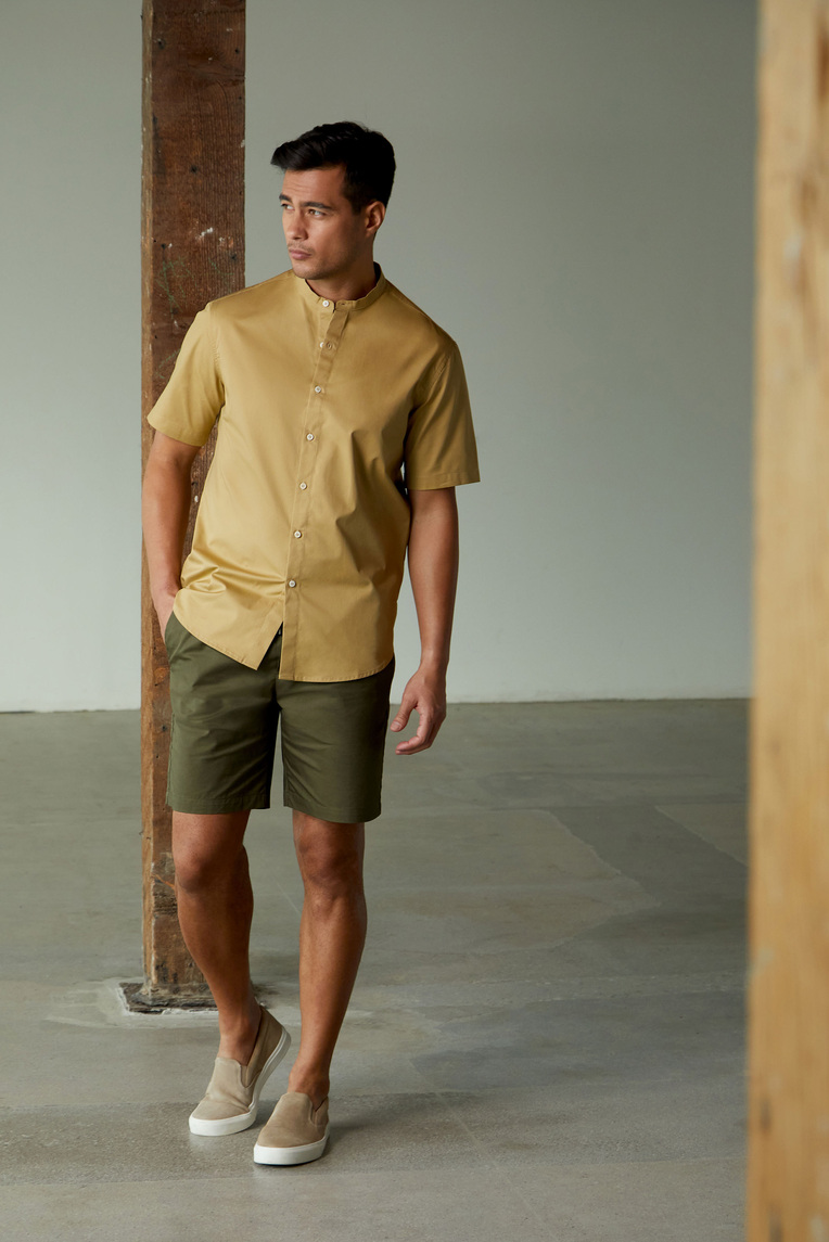 Organic Cotton Short-Sleeved Shirt