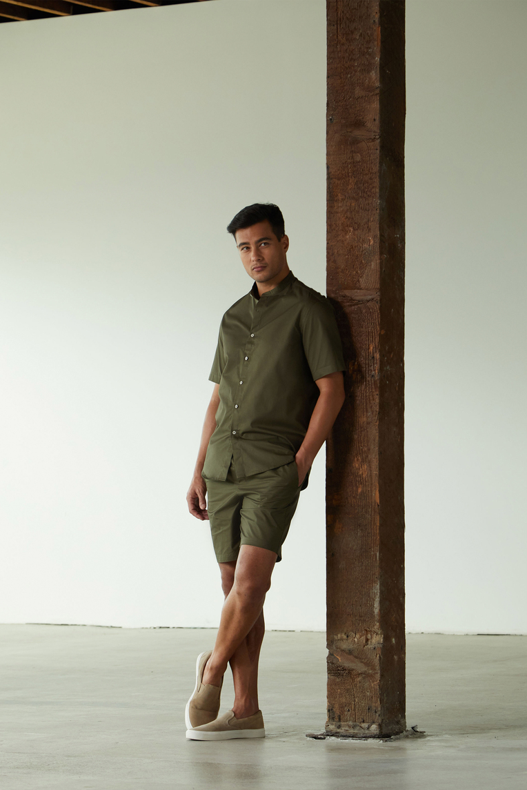 Organic Cotton Short-Sleeved Shirt