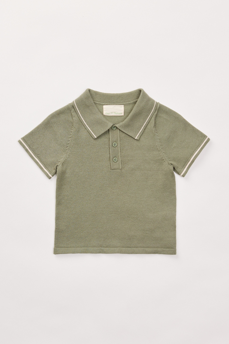 Contrast Sleeved Knit Top