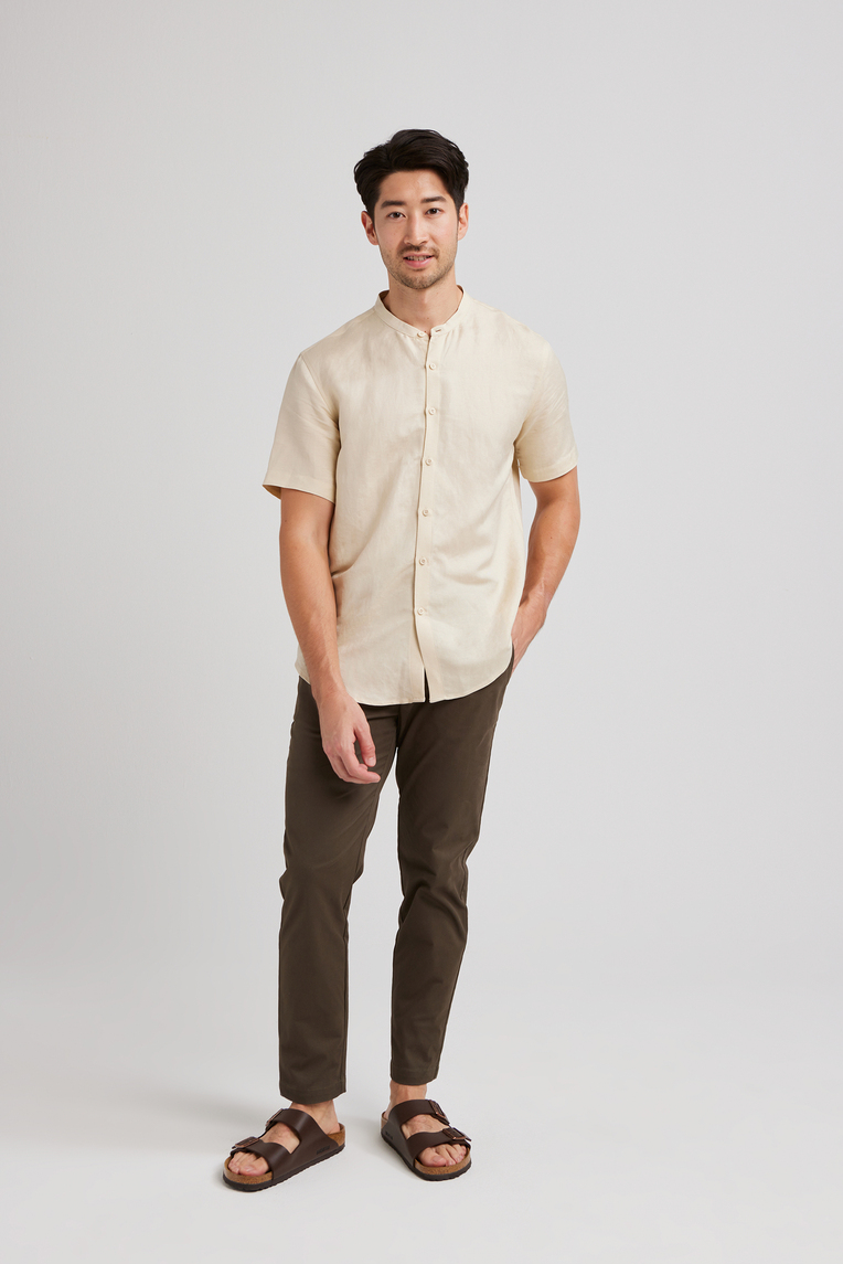 Slim Fit Cotton Chino Trousers 