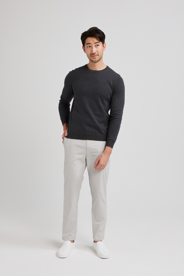 Slim Fit Cotton Chino Trousers 