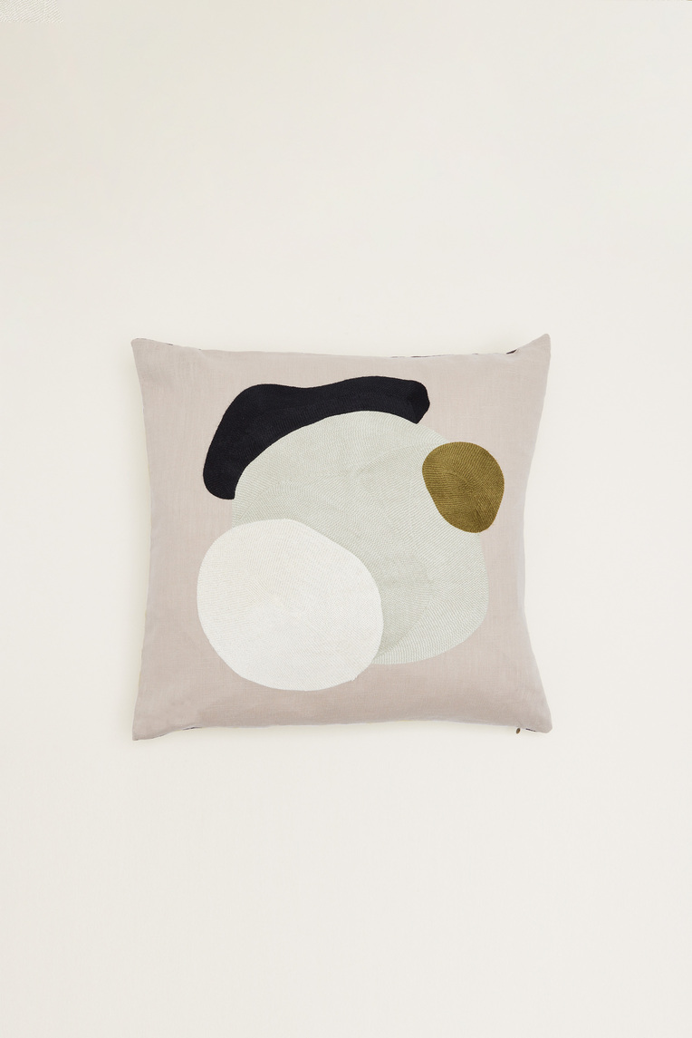 Embroidered Cushion Cover