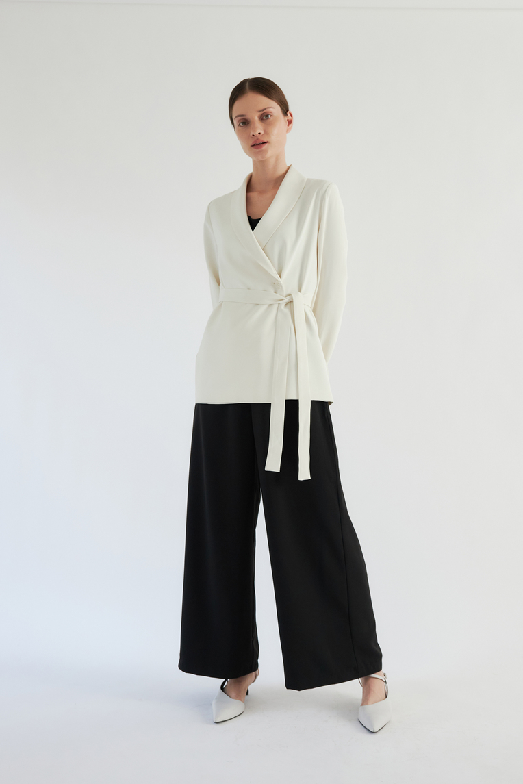 Belted Wrap Overshirt