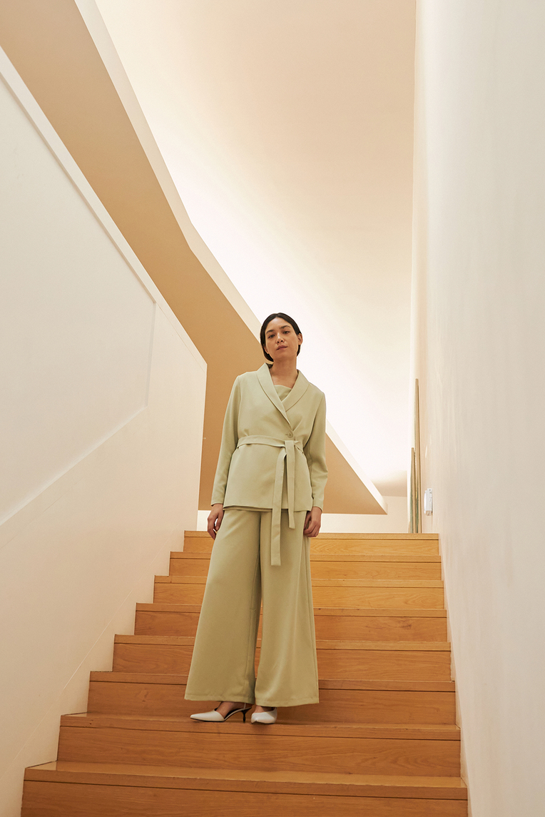 Belted Wrap Overshirt