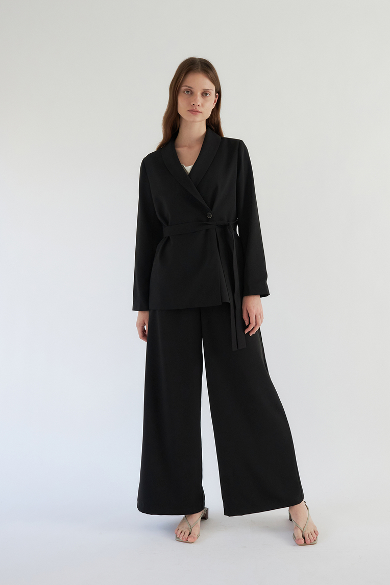 Belted Wrap Overshirt