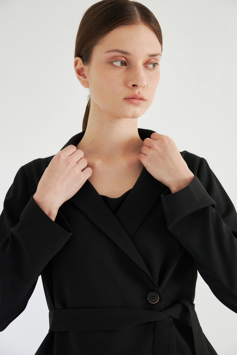 Belted Wrap Overshirt