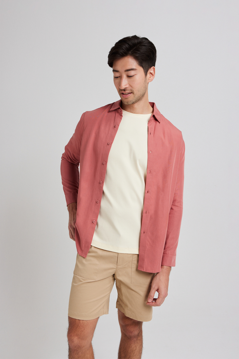 Stitch Pocket Cotton Shorts