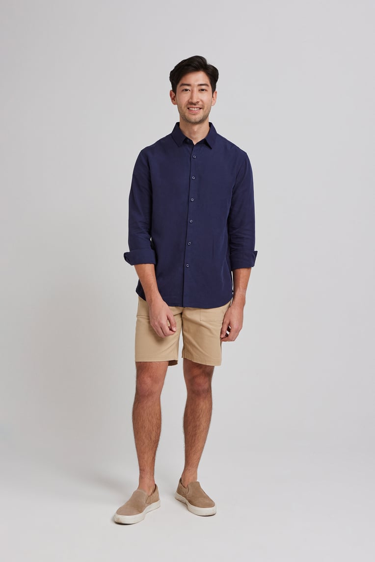 Lyocell Long Sleeve Shirt