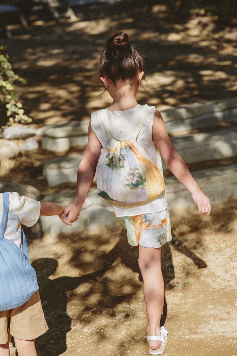 Soleil Quilted Drawstring Bag