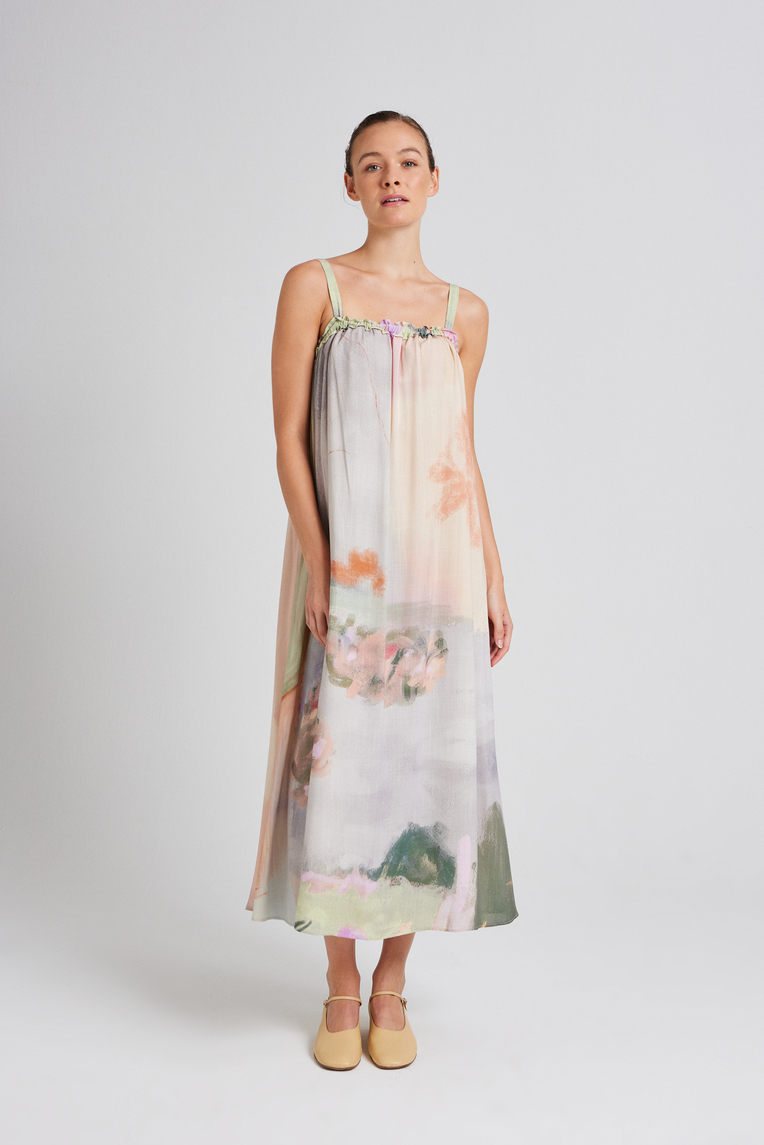 Soleil Rayon Tent Dress