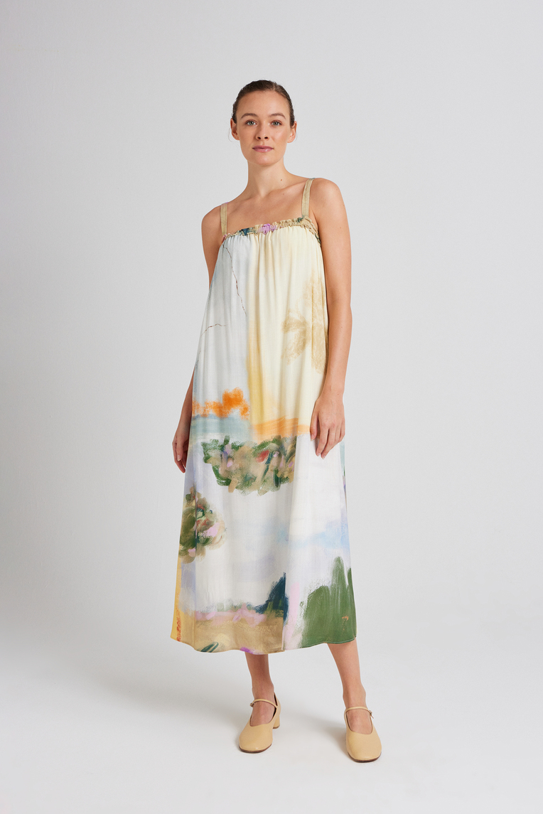 Soleil Rayon Tent Dress