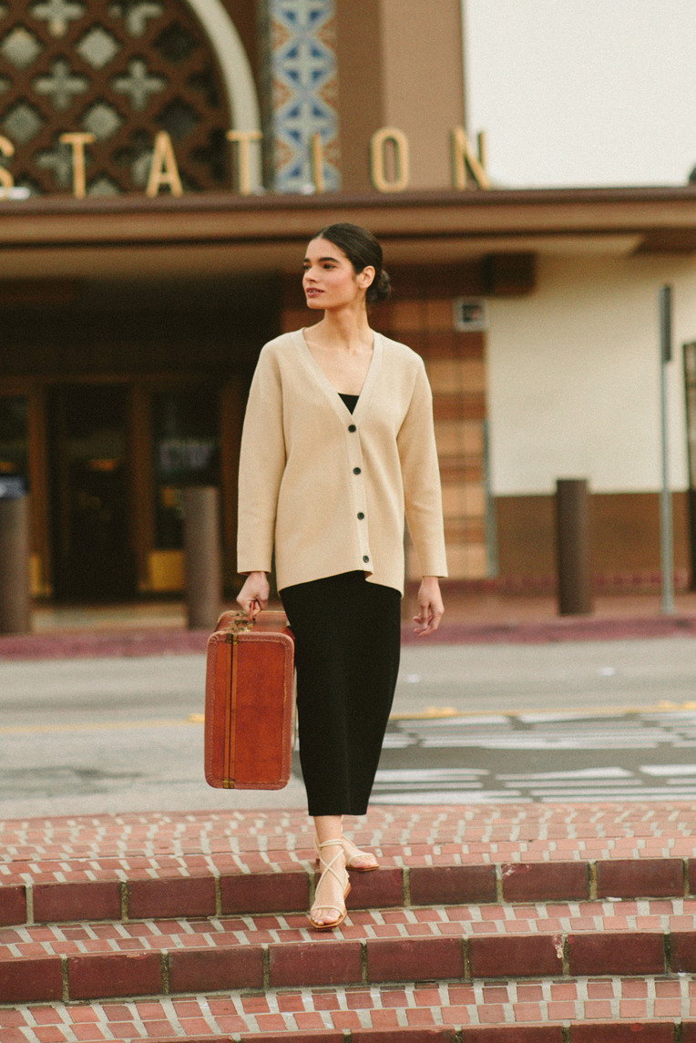 Ribbed Knit Cardigan