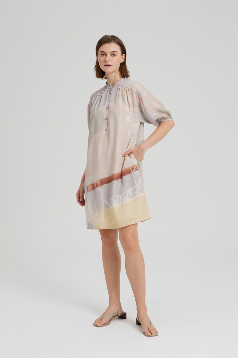 Estate Rayon Shift Dress
