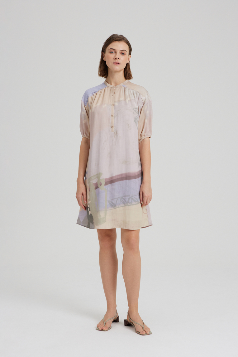 Estate Rayon Shift Dress